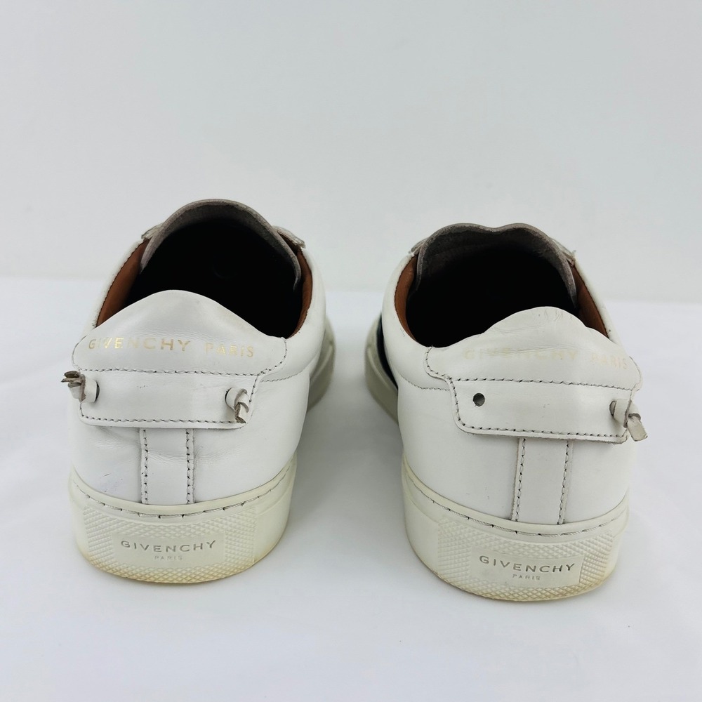 Givenchy Urban Street Knot White Black Logo Low Top Sneakers Shoes 5.5M/7W - Picture 5 of 12